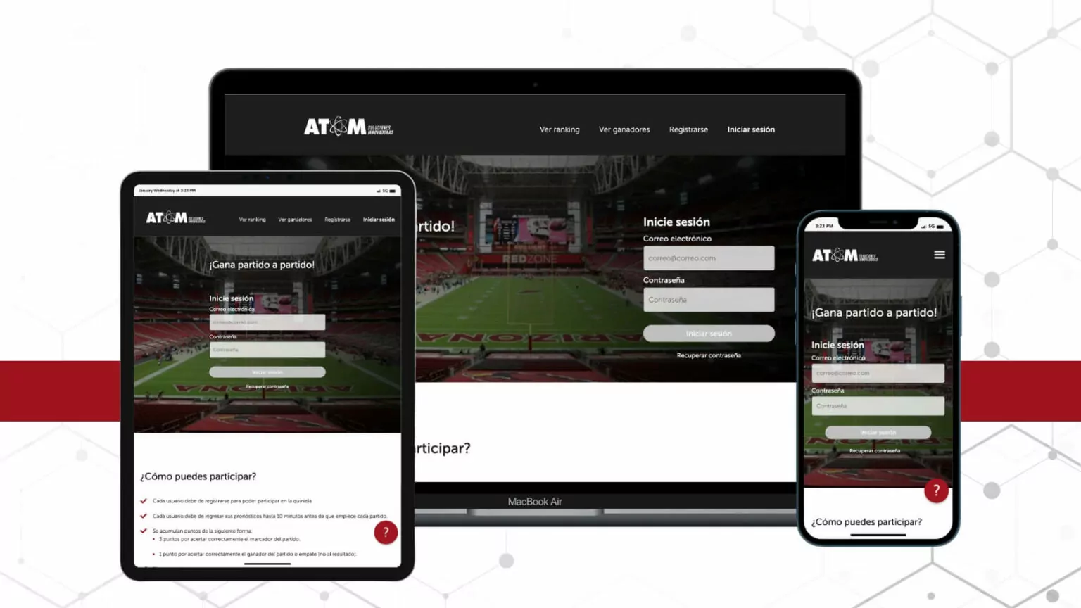 Atom Soluciones | Quiniela Features